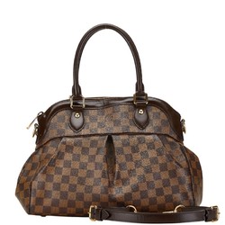 Louis Vuitton Damier Trevi PM Handbag Shoulder Bag N51997 Brown PVC Leather Women's LOUIS VUITTON