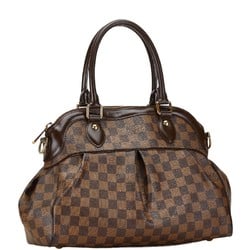 Louis Vuitton Damier Trevi PM Handbag Shoulder Bag N51997 Brown PVC Leather Women's LOUIS VUITTON