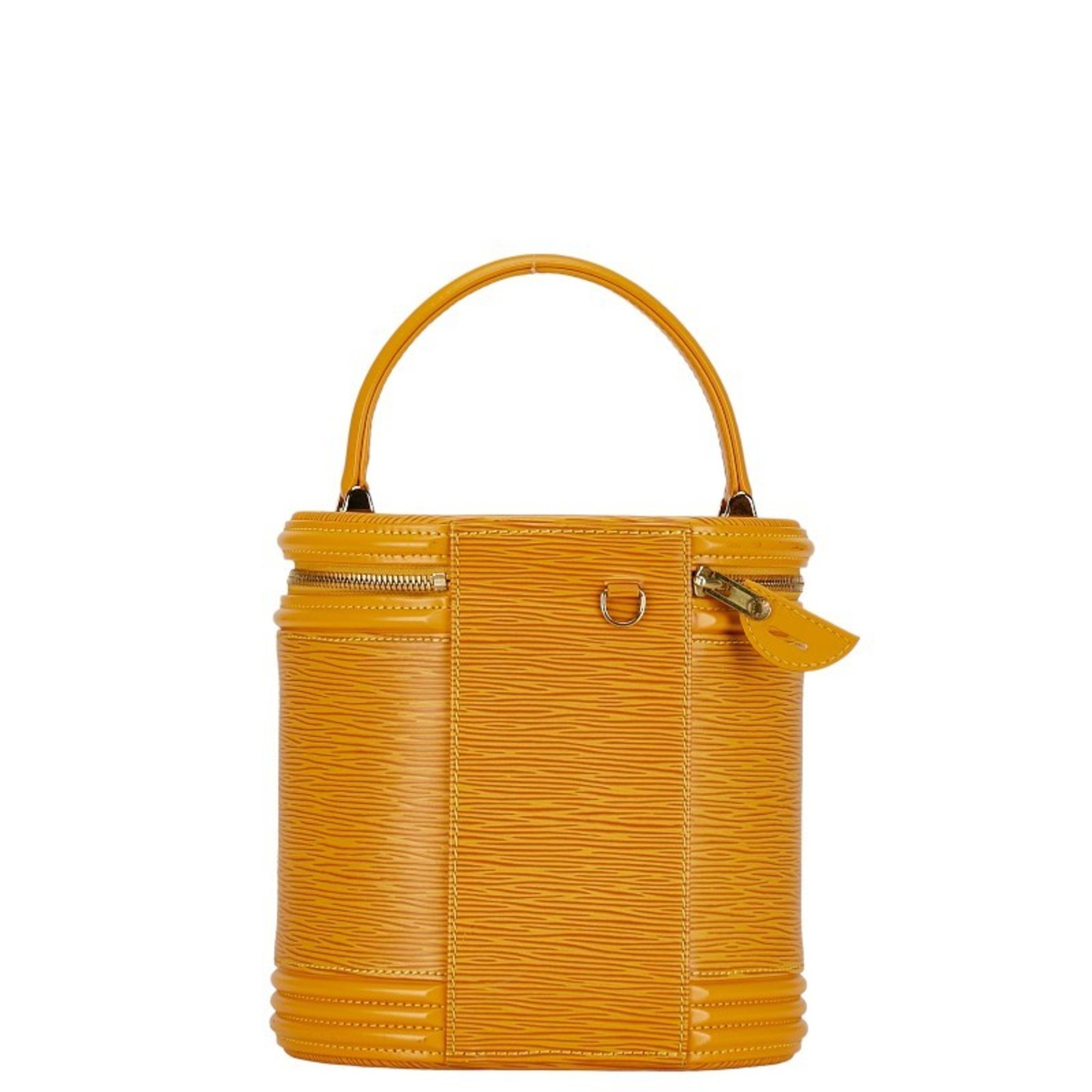 Louis Vuitton Epi Cannes Handbag Vanity Bag M48039 Tassili Yellow Leather Women's LOUIS VUITTON