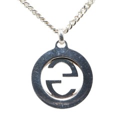 Gucci Interlocking G Necklace 246490 SV925 Silver Men's GUCCI