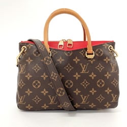 LOUIS VUITTON Louis Vuitton Pallas BB M41241 Handbag Monogram Canvas Brown Women's