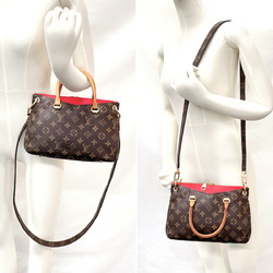 LOUIS VUITTON Louis Vuitton Pallas BB M41241 Handbag Monogram Canvas Brown Women's