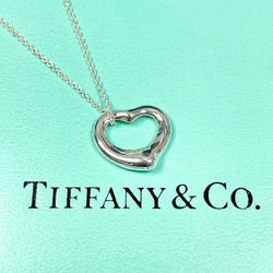 TIFFANY&Co. Tiffany Heart Elsa Peretti Necklace, Silver 925, Silver, Women's