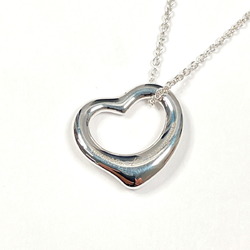 TIFFANY&Co. Tiffany Heart Elsa Peretti Necklace, Silver 925, Silver, Women's