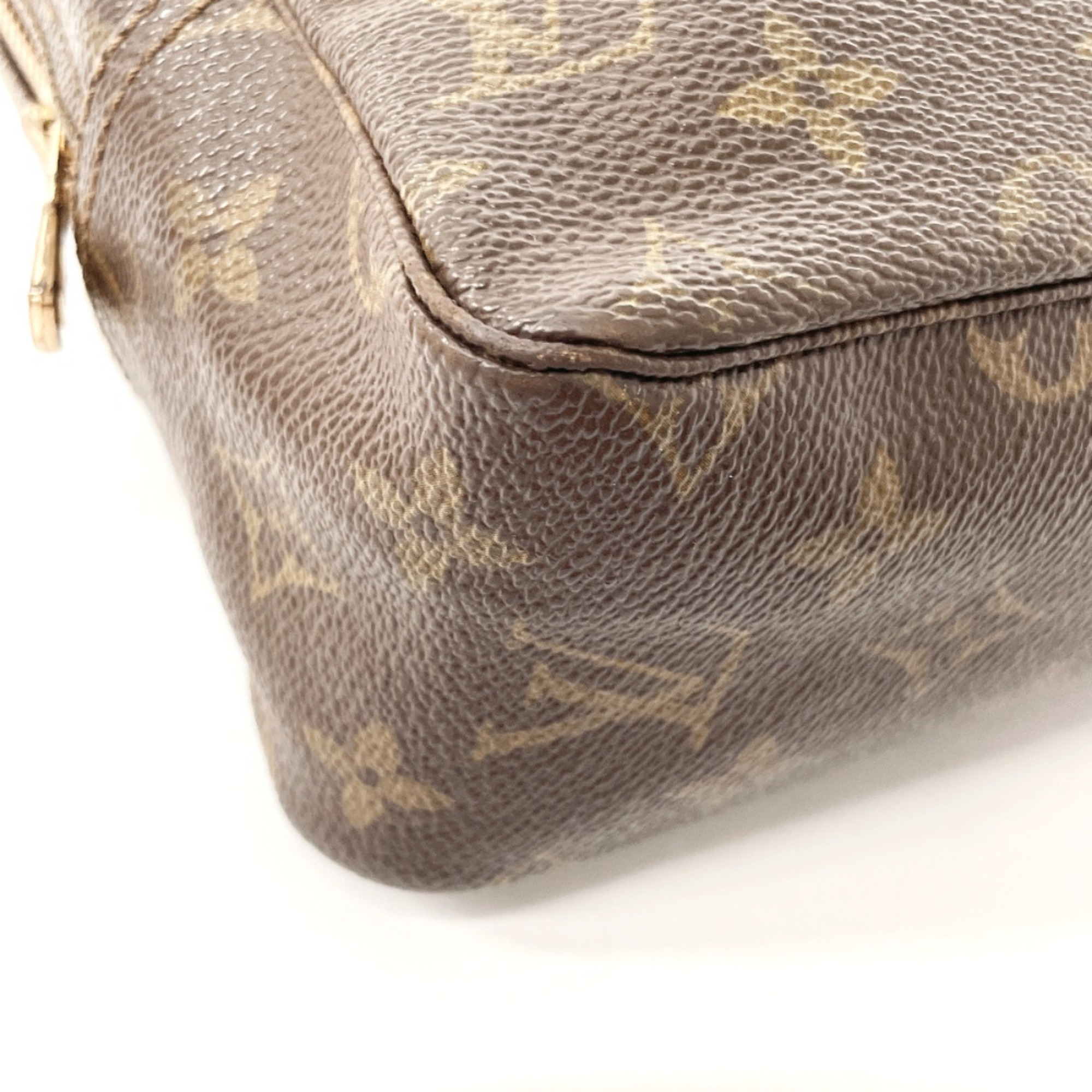 LOUIS VUITTON Louis Vuitton True Toilet 28 M47522 Pouch Monogram Canvas Brown Women's