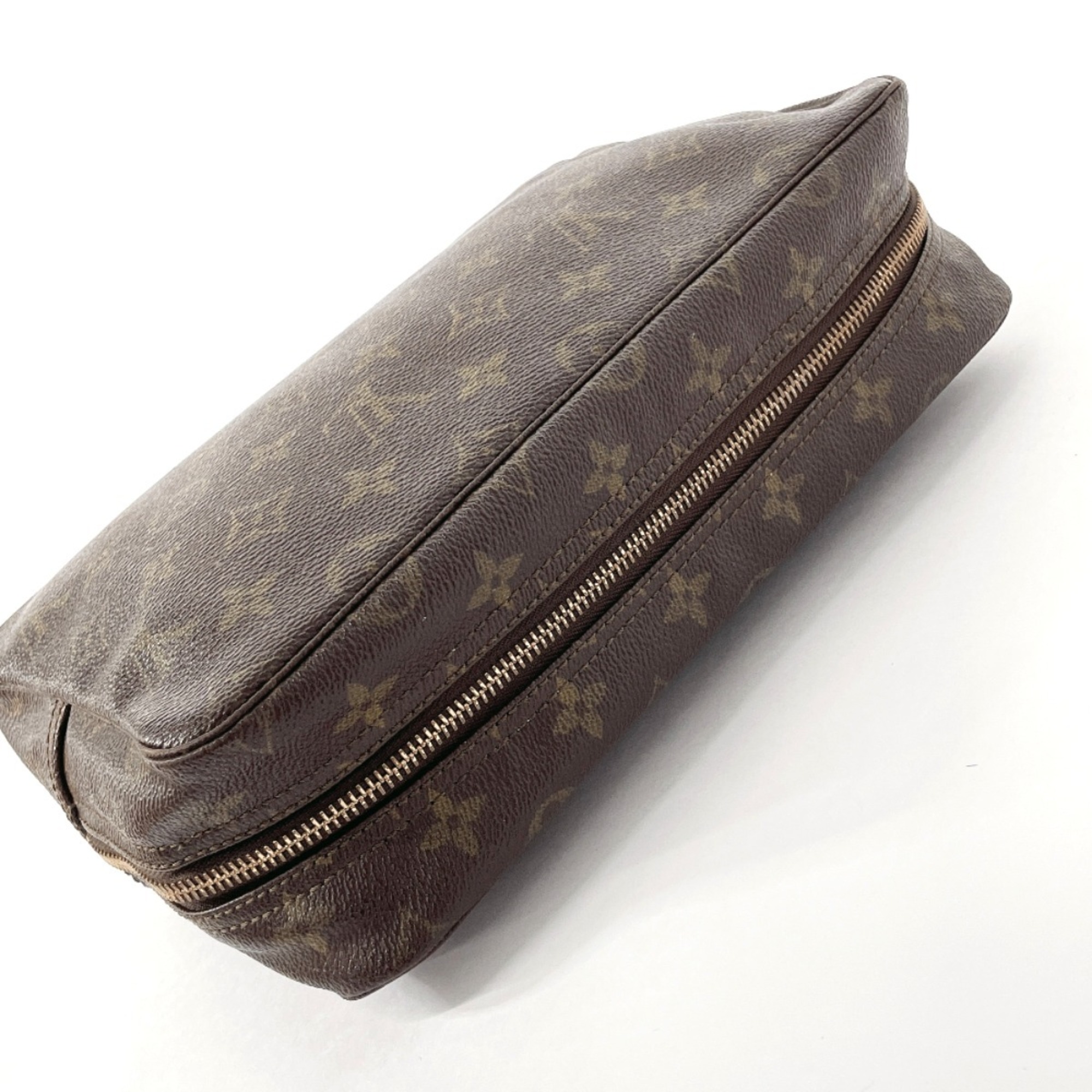 LOUIS VUITTON Louis Vuitton True Toilet 28 M47522 Pouch Monogram Canvas Brown Women's