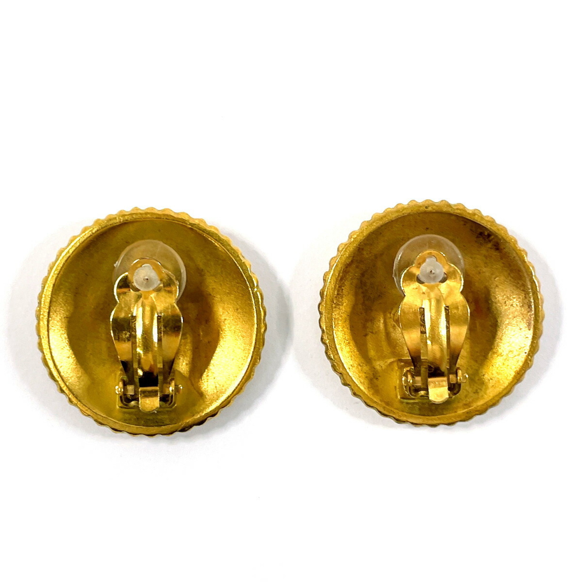 CHANEL Chanel Earrings GP Gold 94 A Stamp Women's