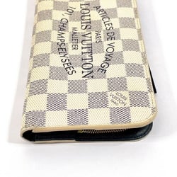 LOUIS VUITTON Louis Vuitton Portefeuille Ansolite N63115 Long Wallet Damier Azur White Unisex