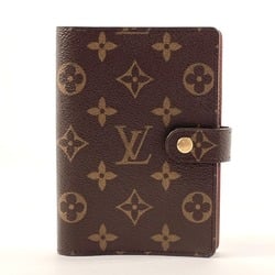 LOUIS VUITTON Agenda PM R20005 Notebook Cover Monogram Canvas Brown Unisex