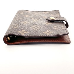 LOUIS VUITTON Agenda PM R20005 Notebook Cover Monogram Canvas Brown Unisex