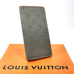 LOUIS VUITTON Louis Vuitton Portefeuille Brazza M63236 Bi-fold wallet/Monogram Titanium Grey Men's