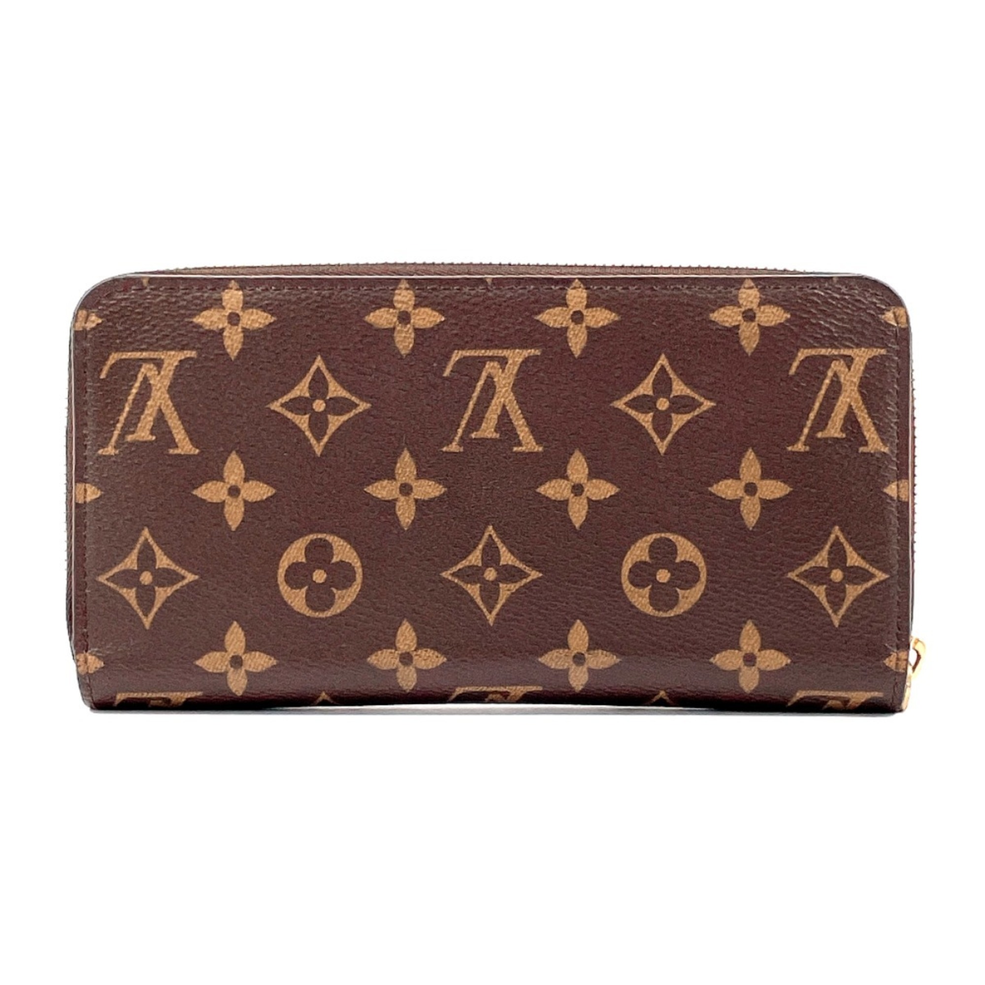 LOUIS VUITTON Louis Vuitton Zippy Wallet M41896 Long Monogram Canvas Brown Women's