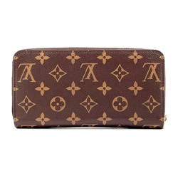 LOUIS VUITTON Louis Vuitton Zippy Wallet M41896 Long Monogram Canvas Brown Women's