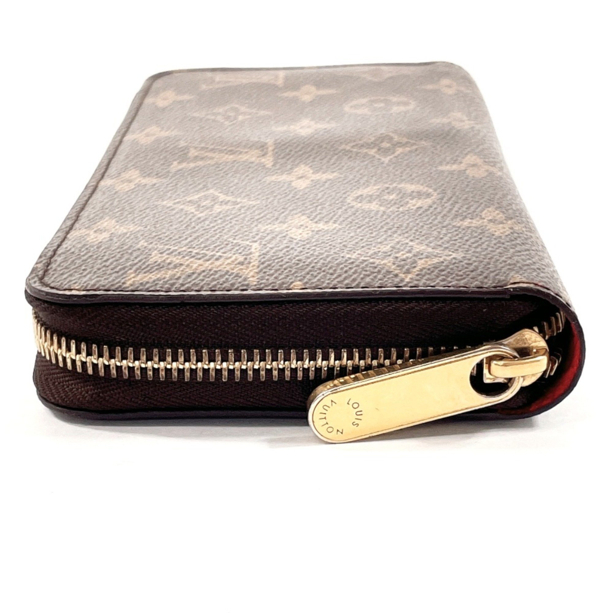 LOUIS VUITTON Louis Vuitton Zippy Wallet M41896 Long Monogram Canvas Brown Women's