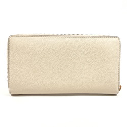 GUCCI Gucci Round 658691 Long Wallet Leather Beige Unisex