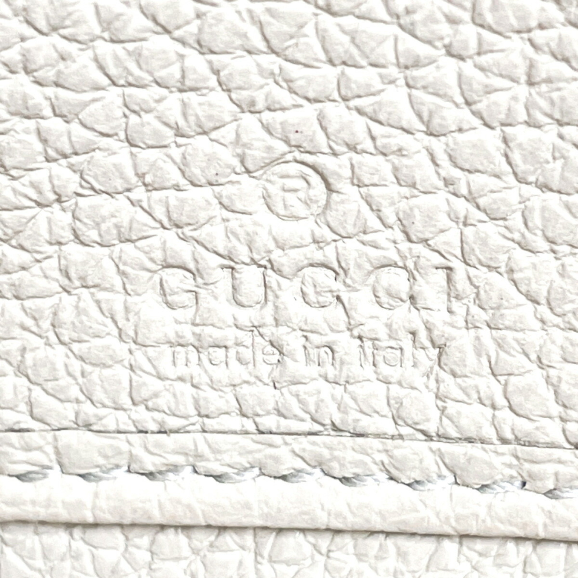 GUCCI Gucci Round 658691 Long Wallet Leather Beige Unisex