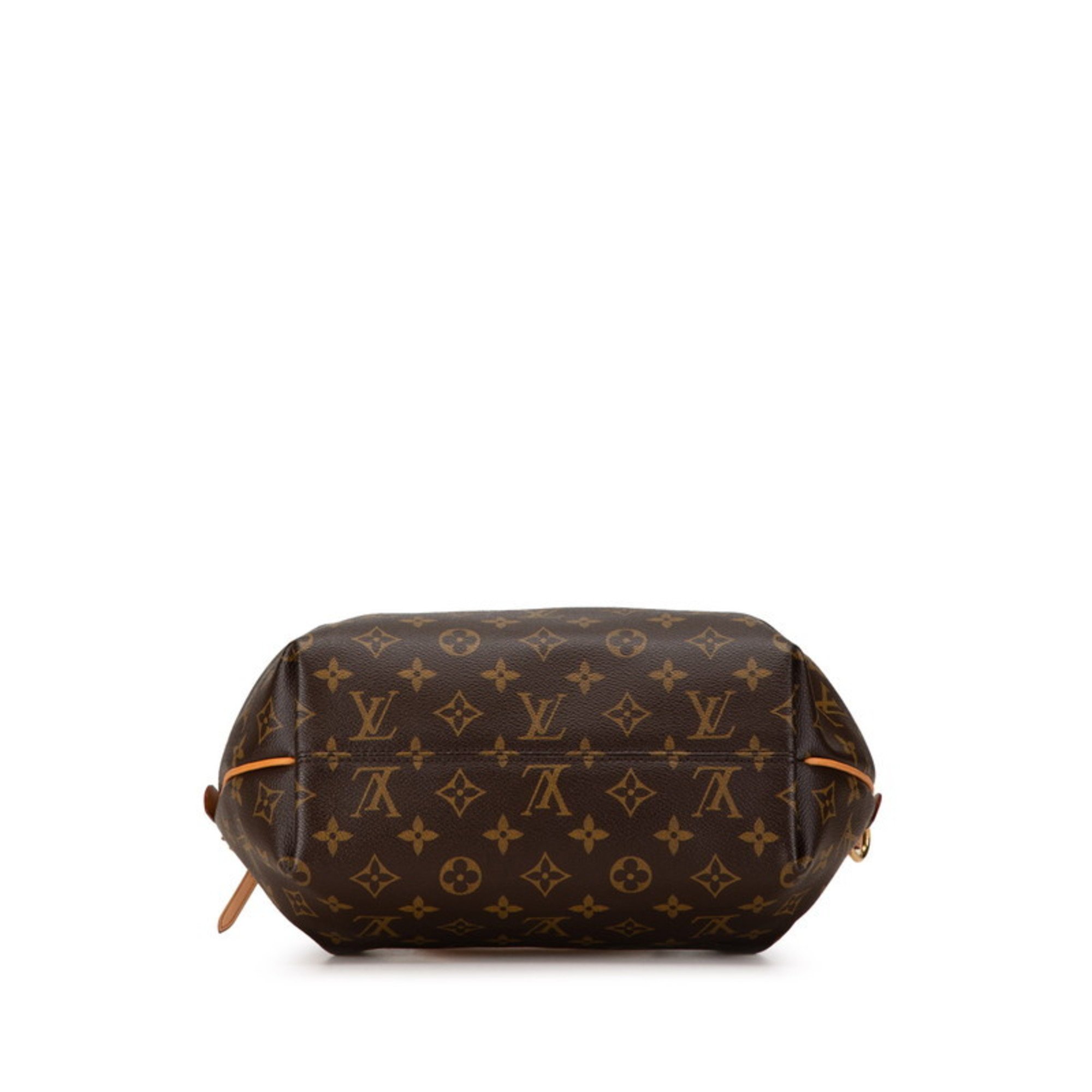 Louis Vuitton Monogram Turen PM Handbag Shoulder Bag M48813 Brown PVC Leather Women's LOUIS VUITTON