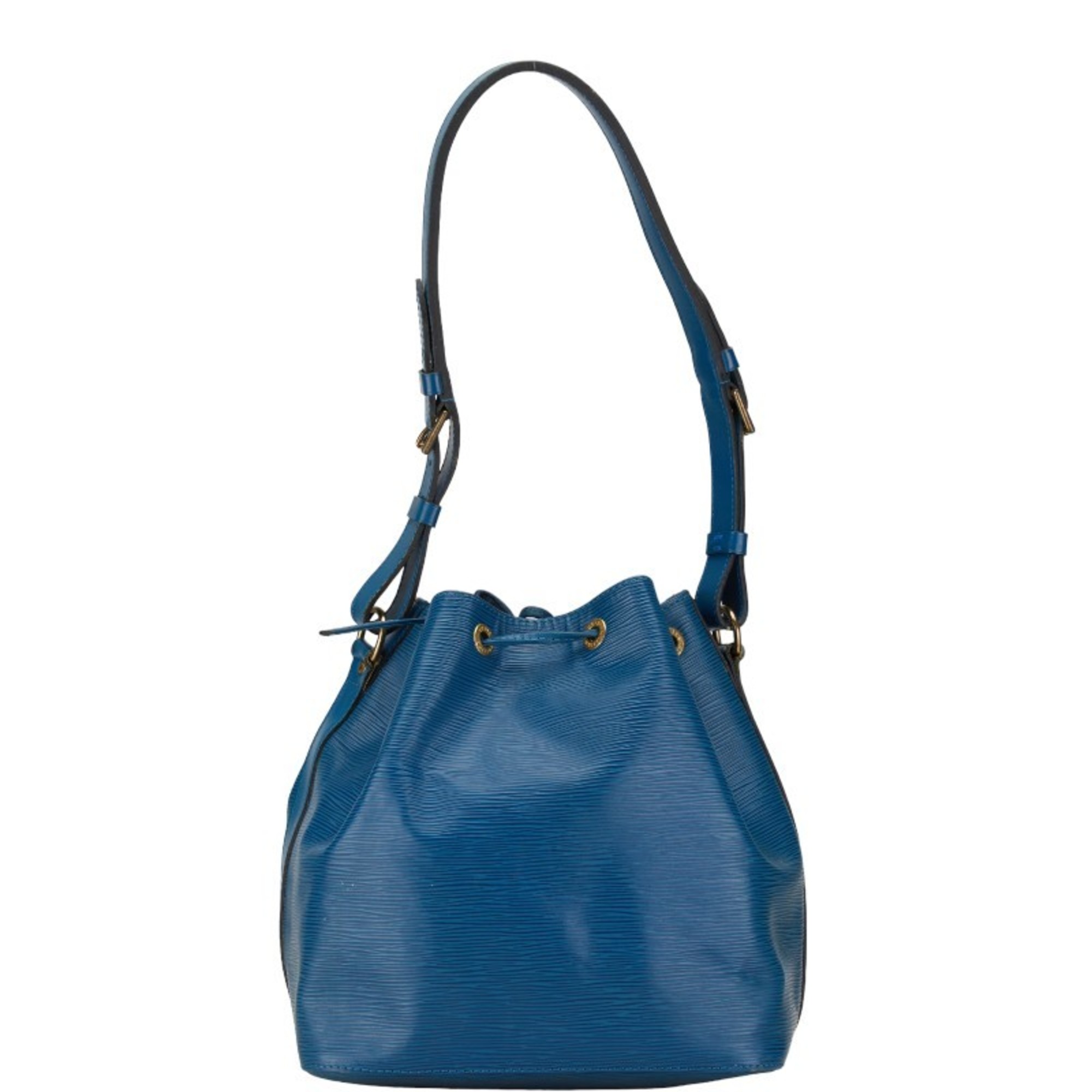 Louis Vuitton Epi Petit Noe Shoulder Bag M44105 Toledo Blue Leather Women's LOUIS VUITTON