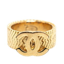 Chanel Coco Mark Ring, Gold Plated, Women's, CHANEL