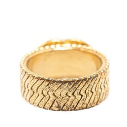 Chanel Coco Mark Ring, Gold Plated, Women's, CHANEL