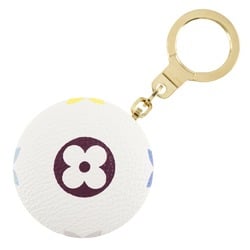 Louis Vuitton LOUIS VUITTON Astropill Charm Keychain with Light M51911 Monogram Multicolor x Gold Plated Bron White Unisex