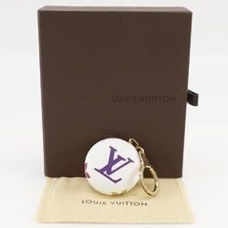 Louis Vuitton LOUIS VUITTON Astropill Charm Keychain with Light M51911 Monogram Multicolor x Gold Plated Bron White Unisex