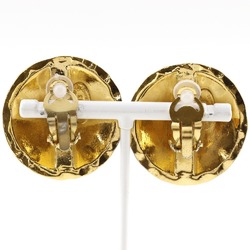 Chanel CHANEL Coco Mark Earrings Matelasse Gold Plated 1988 23 Approx. 42.7g COCO Women's