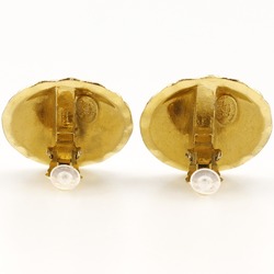 Chanel CHANEL Coco Mark Earrings Matelasse Gold Plated 1988 23 Approx. 42.7g COCO Women's