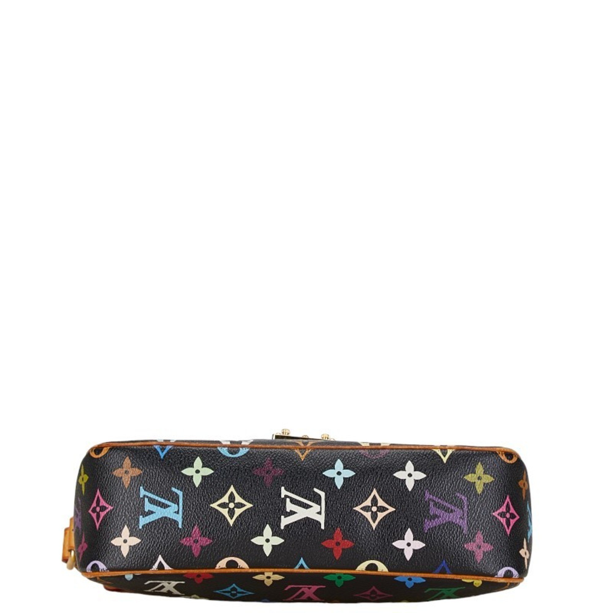 Louis Vuitton Monogram Multicolor Sologne Shoulder Bag M92639 Black Brown PVC Leather Women's LOUIS VUITTON