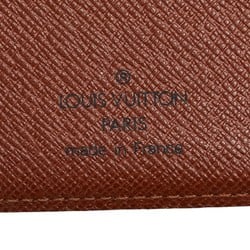 Louis Vuitton Monogram Agenda PM Notebook Cover R20005 Brown PVC Leather Women's LOUIS VUITTON