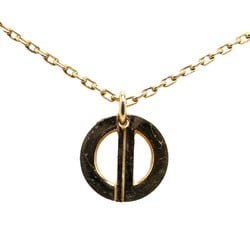 Christian Dior Dior CD Necklace Gold Plated Women's