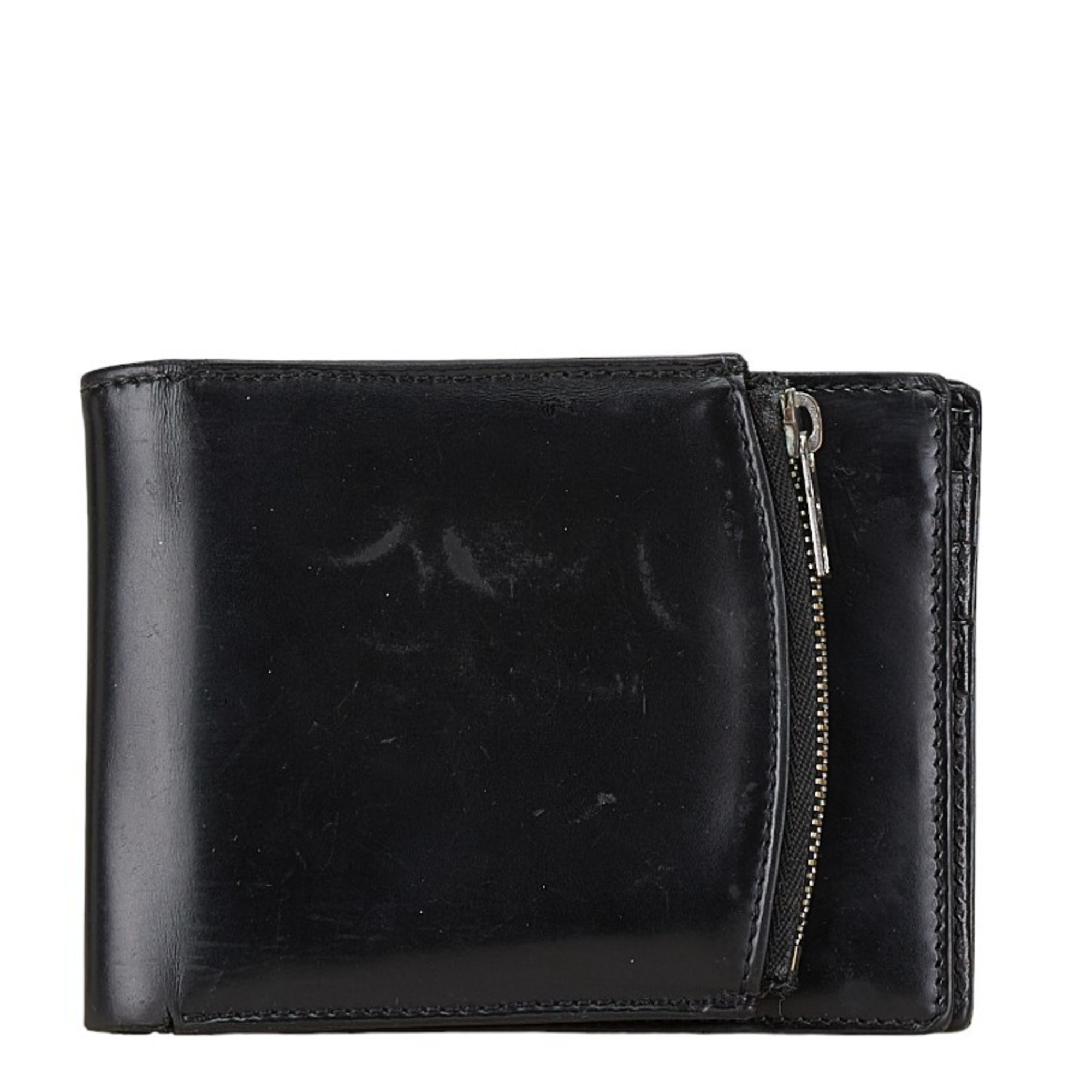 Maison Margiela Martin Margiela Bi-fold Wallet Compact Black Leather Women's MARTIN MARGIELA