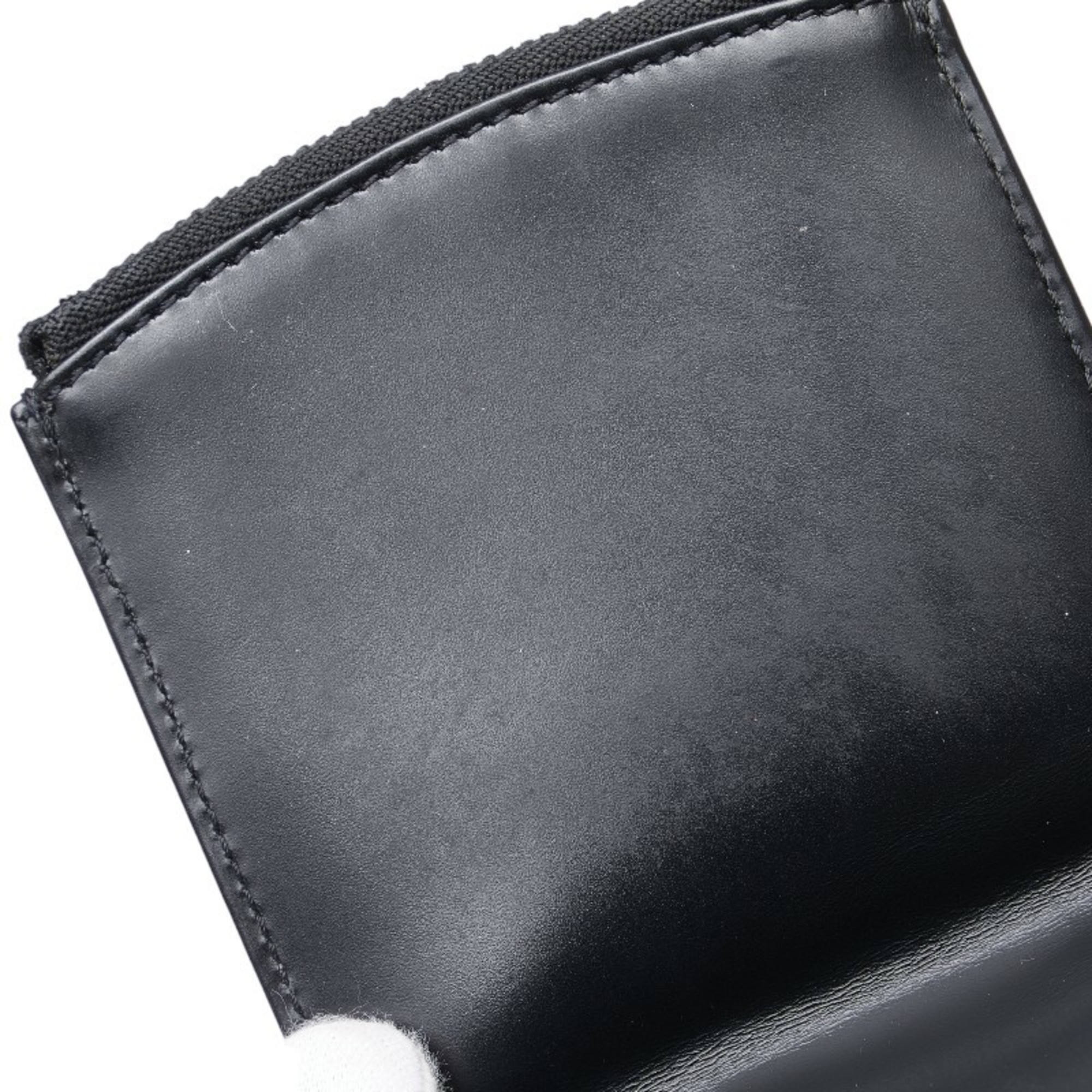 Maison Margiela Martin Margiela Bi-fold Wallet Compact Black Leather Women's MARTIN MARGIELA