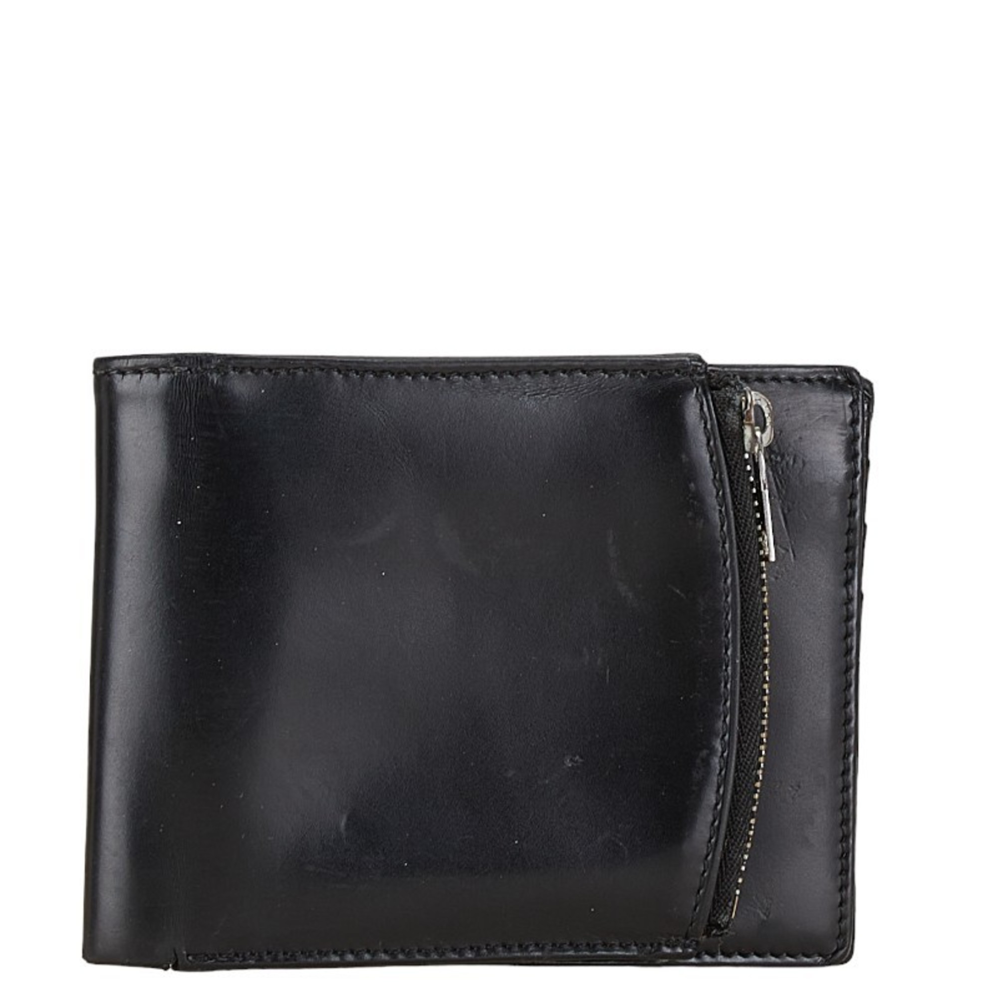 Maison Margiela Martin Margiela Bi-fold Wallet Compact Black Leather Women's MARTIN MARGIELA