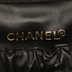 Chanel Coco Mark Vanity Bag Handbag Black Caviar Skin Women's CHANEL