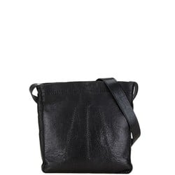 Hermes Toudou Shoulder Bag Black Leather Women's HERMES