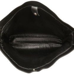 Hermes Toudou Shoulder Bag Black Leather Women's HERMES