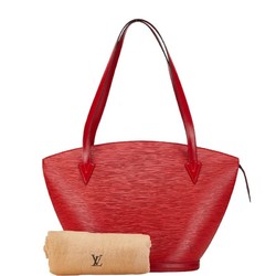 Louis Vuitton Epi Saint Jacques Shoulder Bag Tote M52267 Castilian Red Leather Women's LOUIS VUITTON