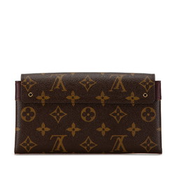 Louis Vuitton Monogram Portefeuille Elysee Long Wallet Bi-fold M60362 Bordeaux Brown PVC Leather Women's LOUIS VUITTON