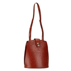 Louis Vuitton Epi Cluny Bag M52253 Kenya Brown Leather Women's LOUIS VUITTON