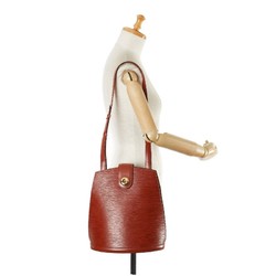 Louis Vuitton Epi Cluny Bag M52253 Kenya Brown Leather Women's LOUIS VUITTON