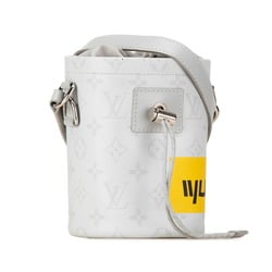 Louis Vuitton Monogram Chalk Nano Shoulder Bag M44631 White PVC Leather Women's LOUIS VUITTON