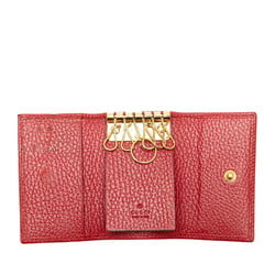 Gucci GG Marmont 6-ring key case 456118 Red leather Women's GUCCI