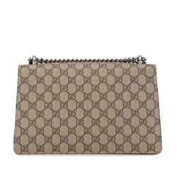 Gucci GG Supreme Dionysus Chain Shoulder Bag 400249 Beige PVC Suede Women's GUCCI