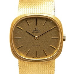 OMEGA De Ville Watch, Hand-wound, Gold Dial, K18YG, Yellow Gold, Women's,