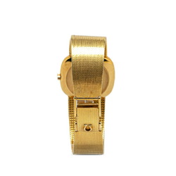 OMEGA De Ville Watch, Hand-wound, Gold Dial, K18YG, Yellow Gold, Women's,