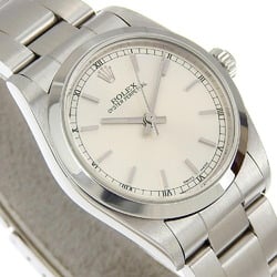 Rolex ROLEX Oyster Perpetual Watch cal.2230 77080 Stainless Steel Automatic Silver Dial Boys