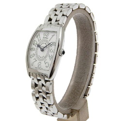 FRANCK MULLER Tonocar Vex wristwatch with diamond dial cal.280.002 1752 REL CD 1R Stainless steel x Quartz Analog display Silver Ladies