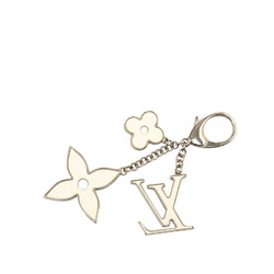 Louis Vuitton Bijoux Sac Fleur d'Epi Keychain Bag Charm M65085 Ivory Silver Metal Women's LOUIS VUITTON