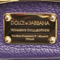 Dolce & Gabbana Bag Purple Leather Women's DOLCE&GABBANA